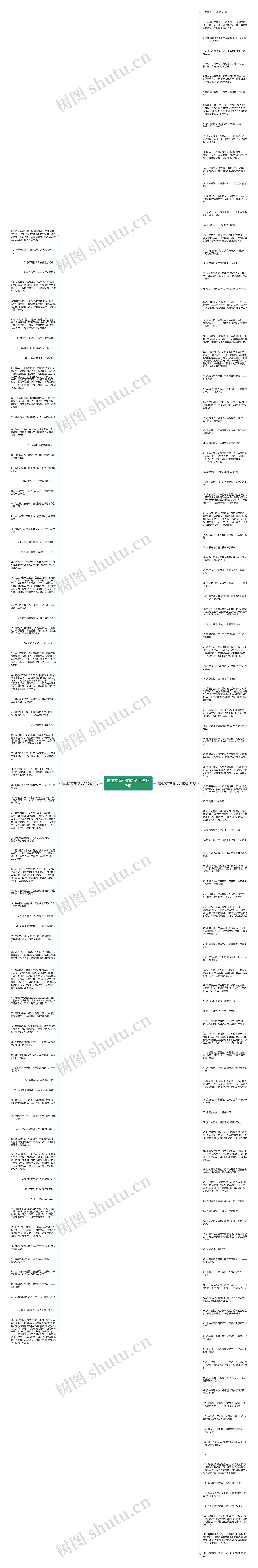 鲁迅文章中的句子精选187句思维导图