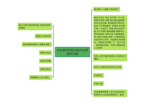 毕业季的忧愁文案(毕业季温柔文案)