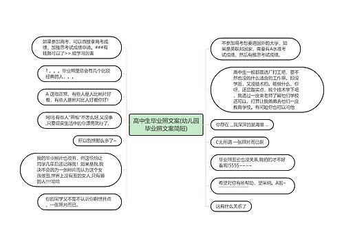 高中生毕业照文案(幼儿园毕业照文案简短)