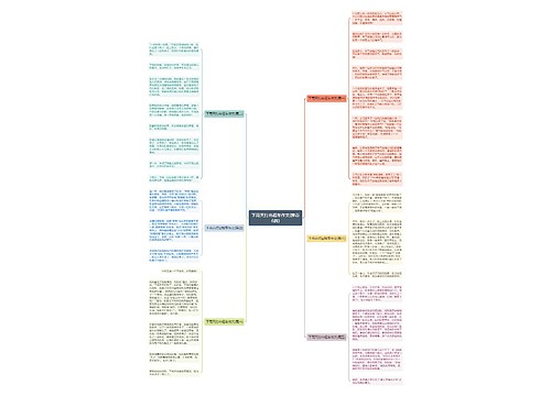 下雨天打出租车作文(推荐6篇)思维导图