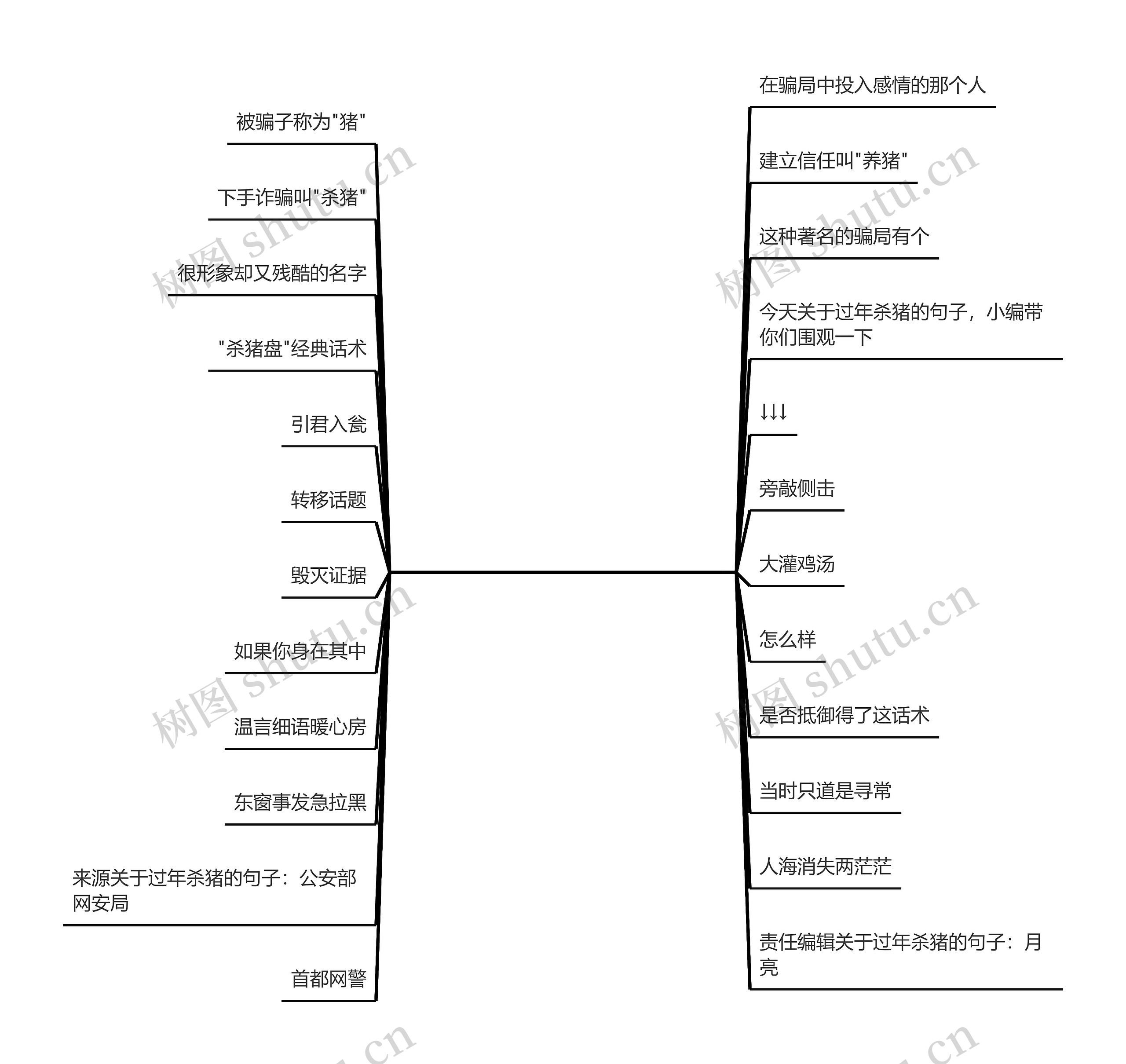 关于过年杀猪的句子(过年杀猪视频全过程)思维导图