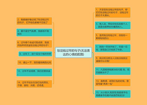 愁没钱过年的句子(无法表达的心情的配图)