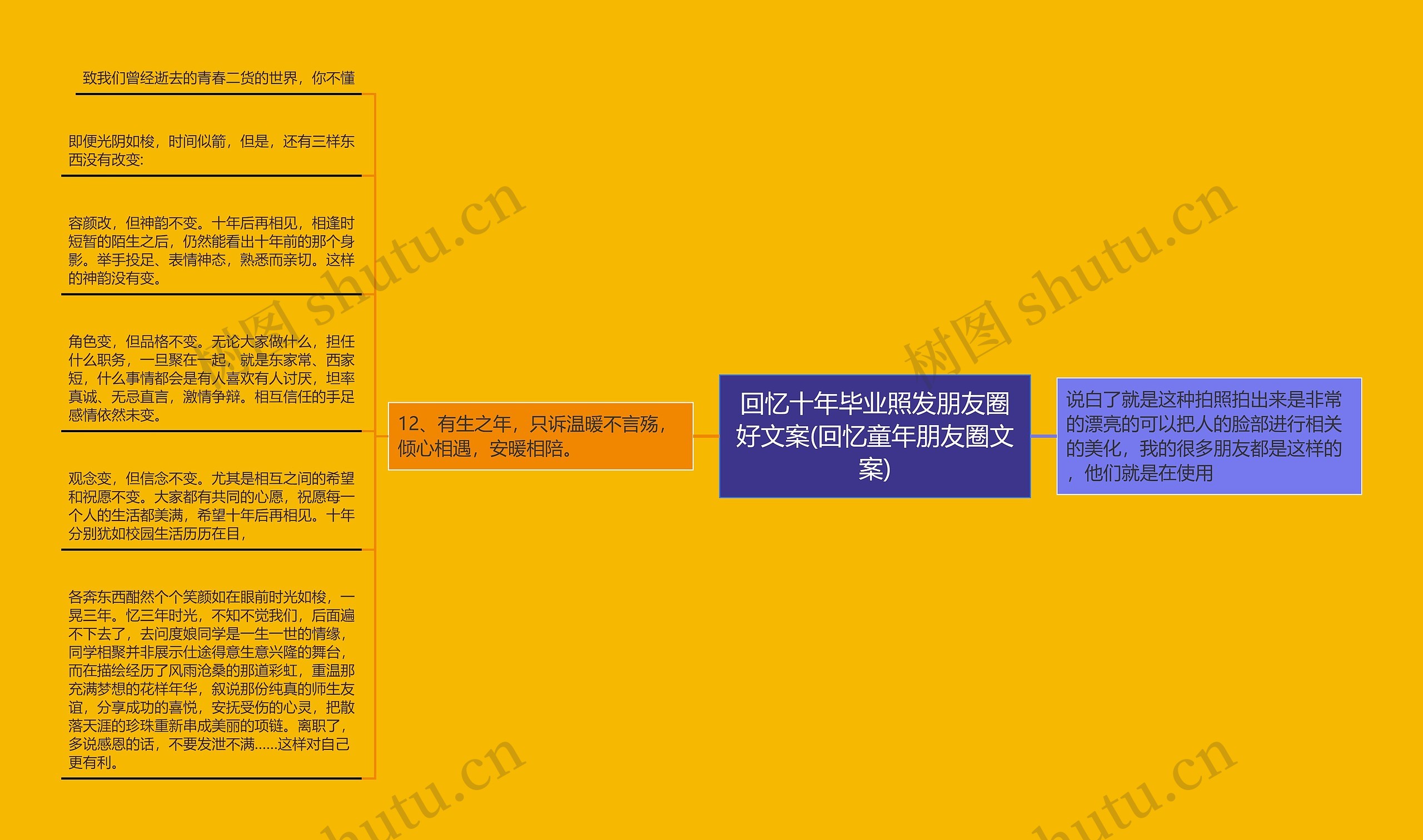 回忆十年毕业照发朋友圈好文案(回忆童年朋友圈文案)