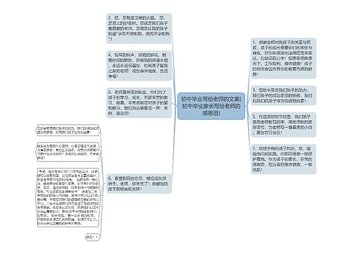 初中毕业写给老师的文案(初中毕业家长写给老师的感恩语)