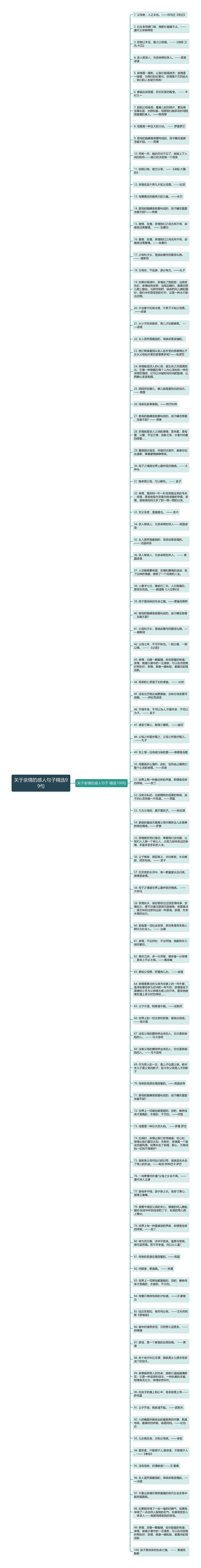 关于亲情的感人句子精选99句