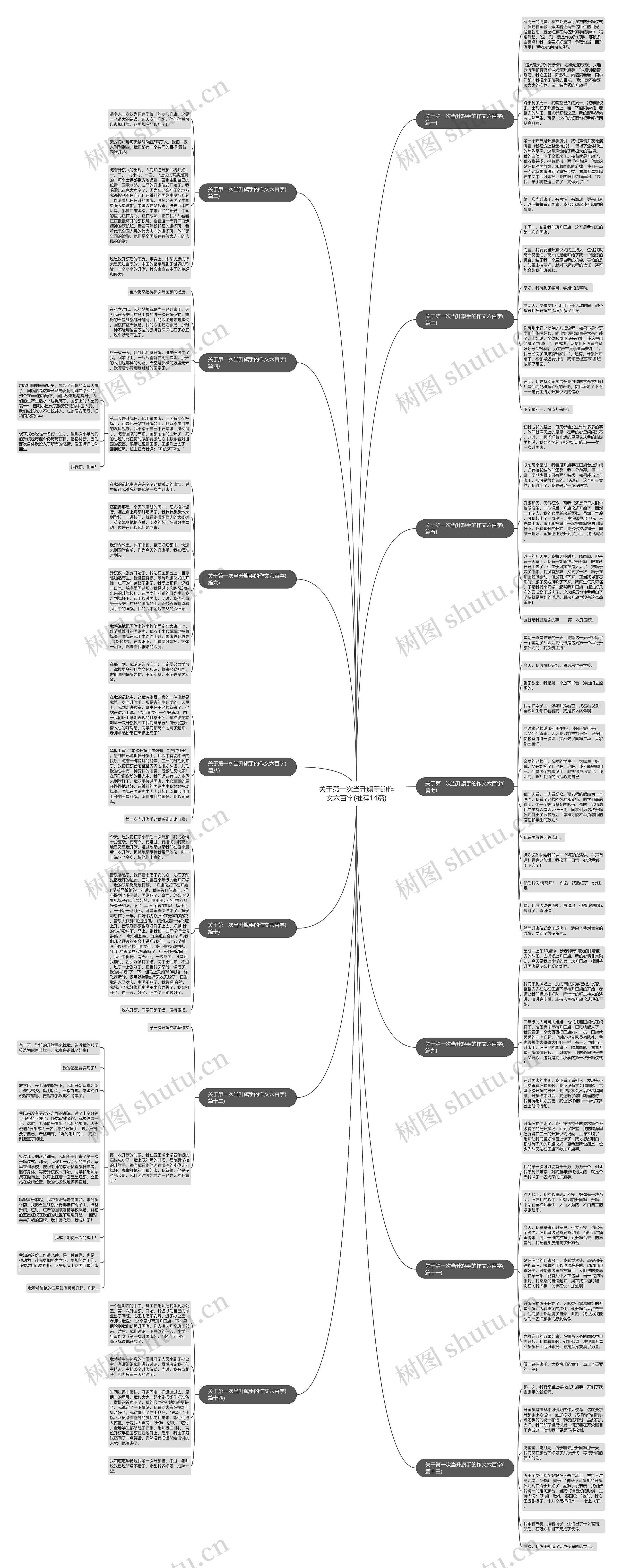 关于第一次当升旗手的作文六百字(推荐14篇)思维导图