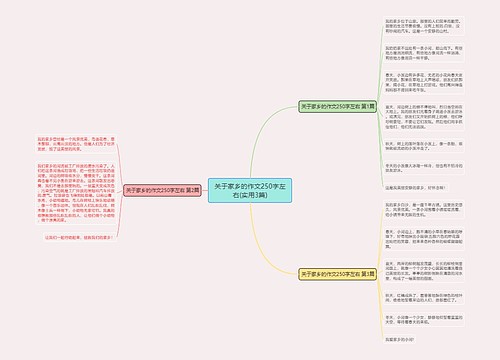 关于家乡的作文250字左右(实用3篇) 关于家乡的作文250字左右(实用3篇)