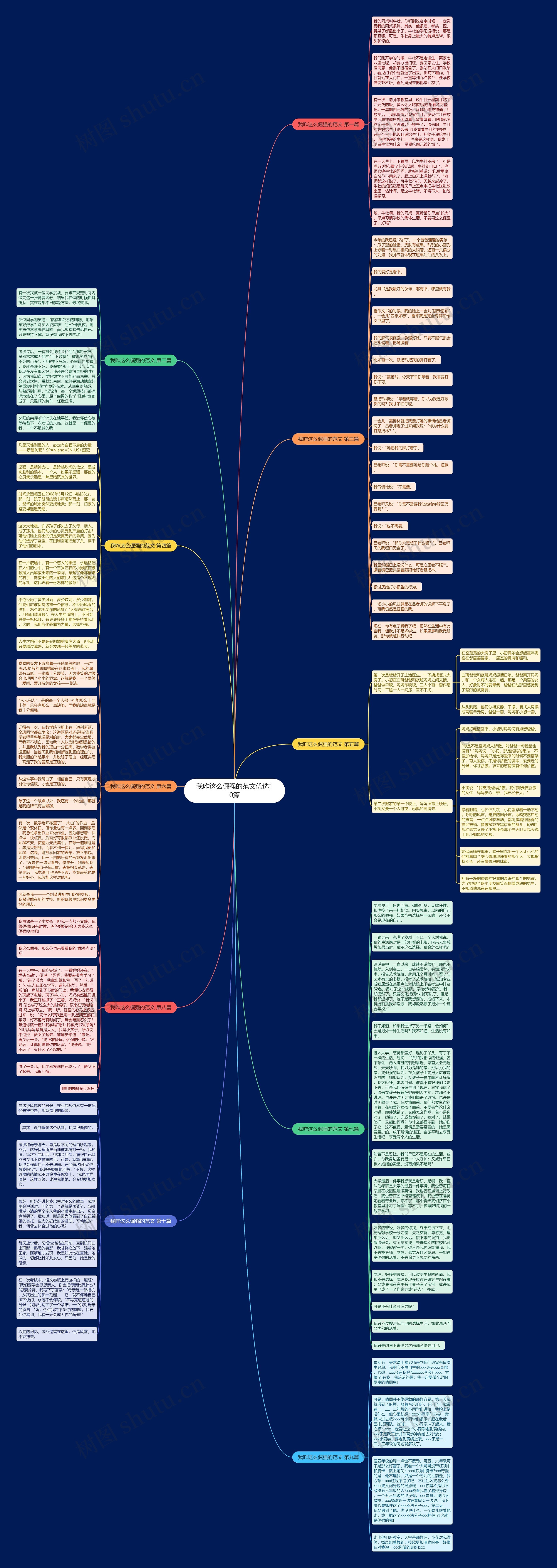 我咋这么倔强的范文优选10篇思维导图