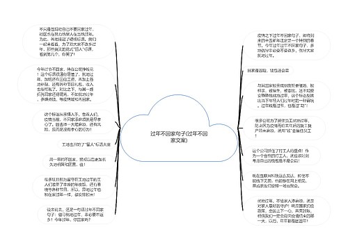 过年不回家句子(过年不回家文案)