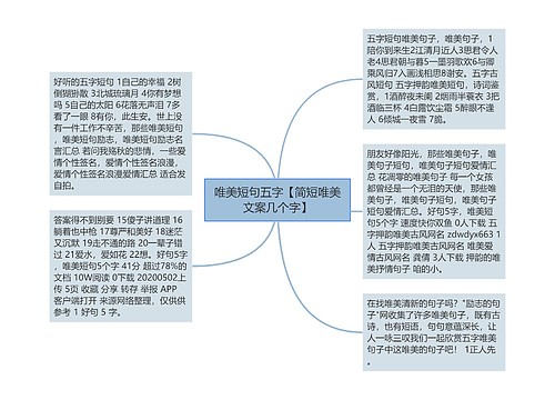 唯美短句五字【简短唯美文案几个字】