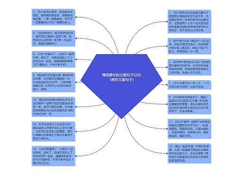 情侣跨年的文案句子(2021跨年文案句子)