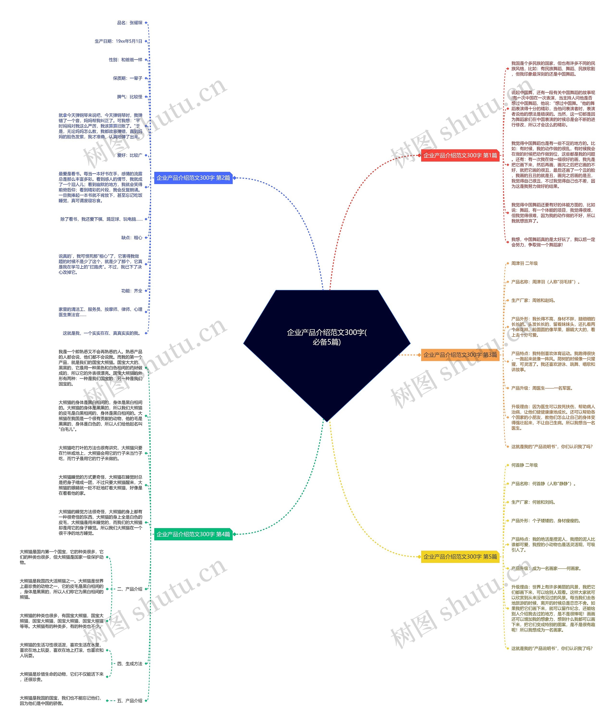 企业产品介绍范文300字(必备5篇)思维导图