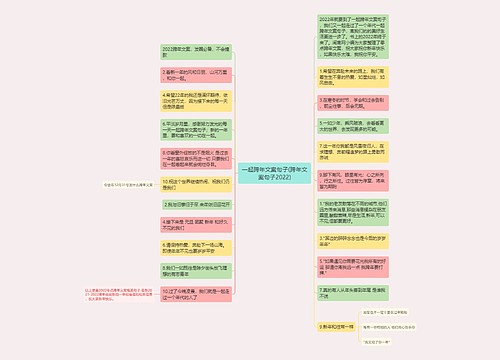 一起跨年文案句子(跨年文案句子2022)