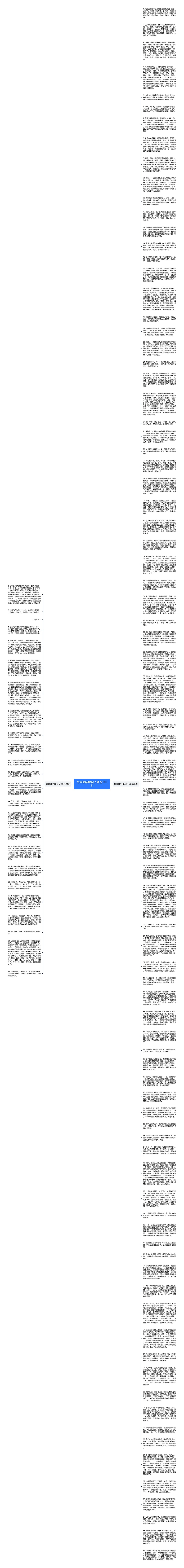 写公园结尾句子精选110句思维导图