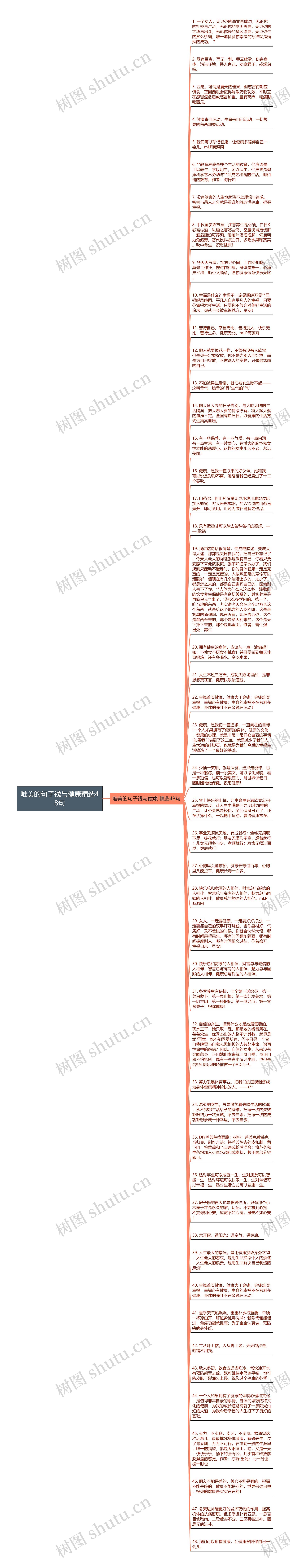 唯美的句子钱与健康精选48句