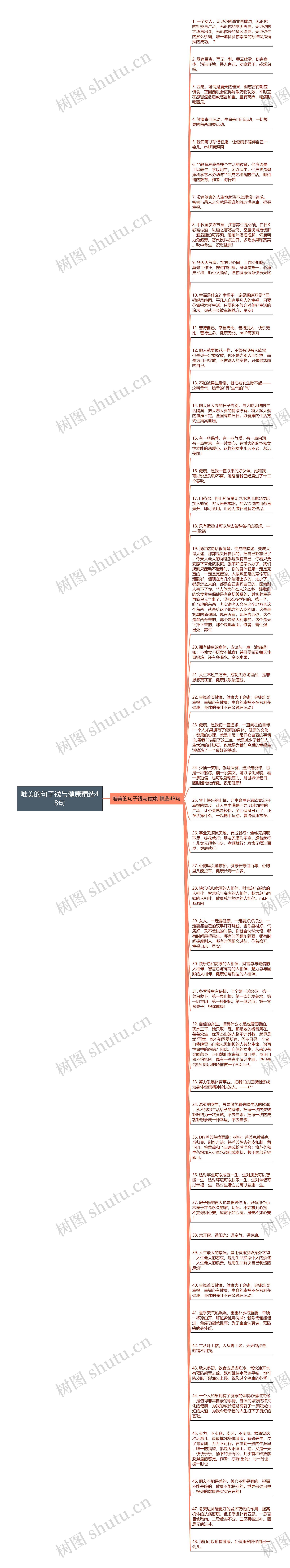 唯美的句子钱与健康精选48句