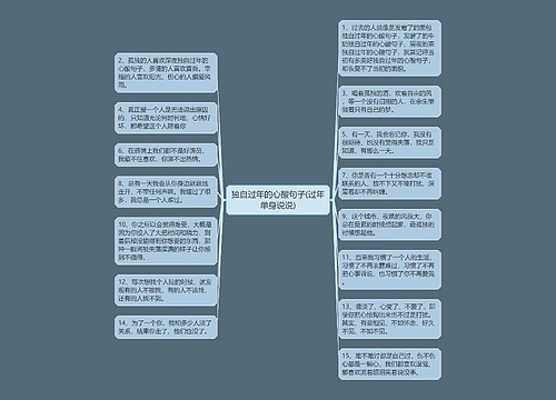 独自过年的心酸句子(过年单身说说)