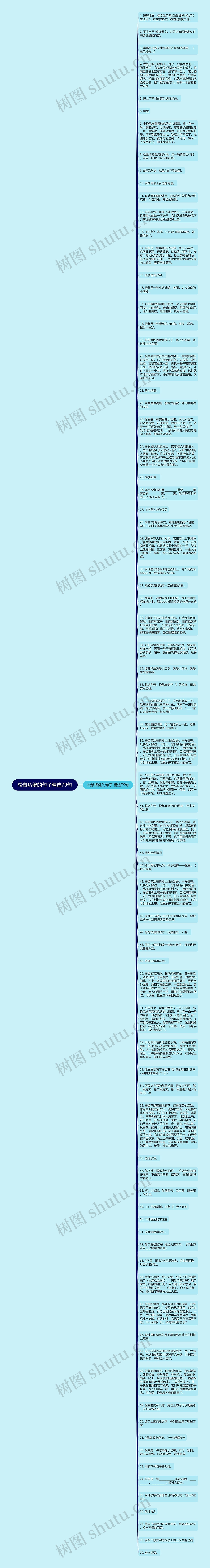 松鼠矫健的句子精选79句