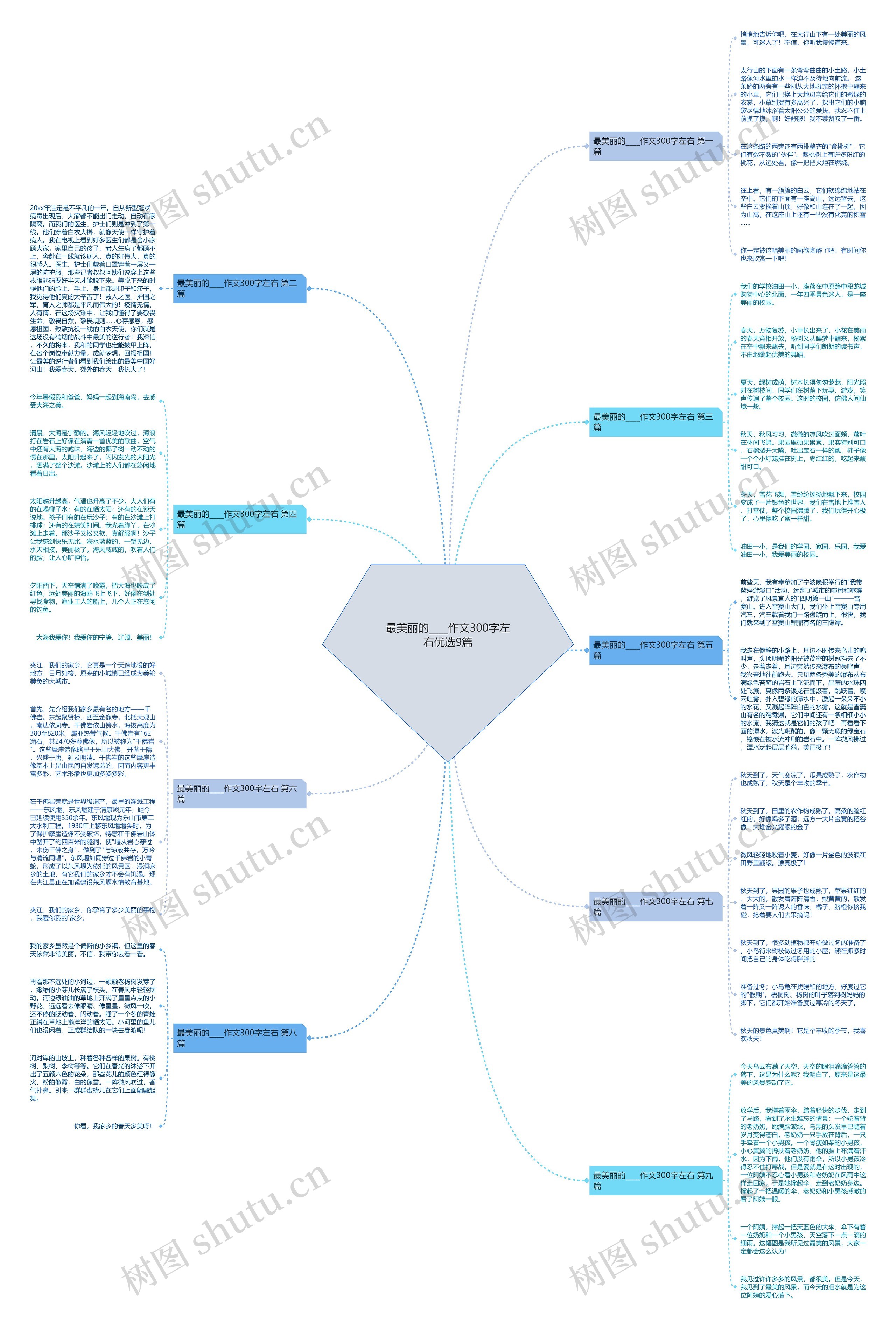 最美丽的____作文300字左右优选9篇 最美丽的____作文300字左右优选9篇