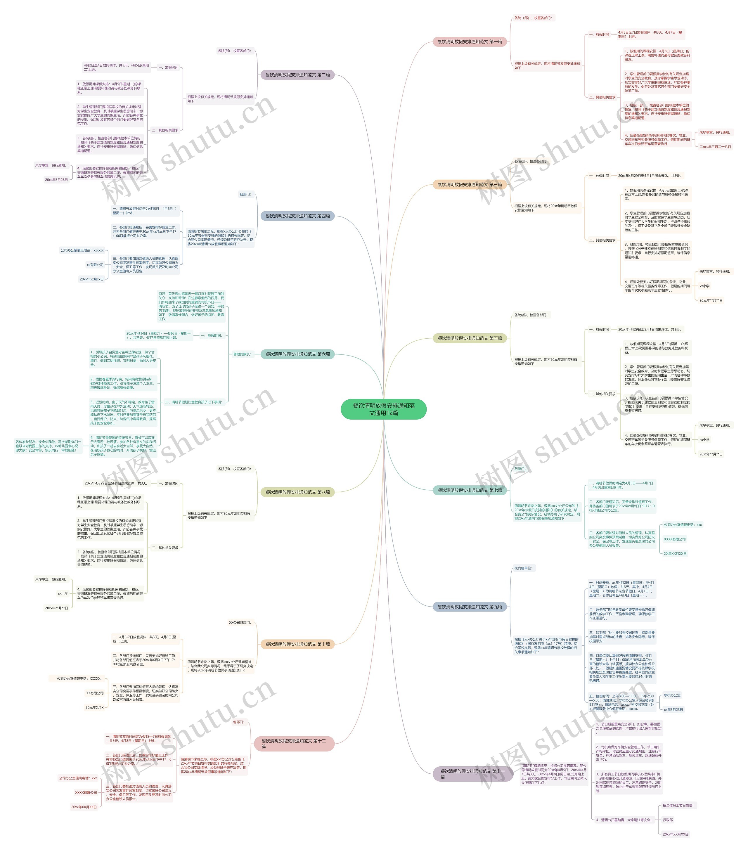餐饮清明放假安排通知范文通用12篇 餐饮清明放假安排通知范文通用12篇