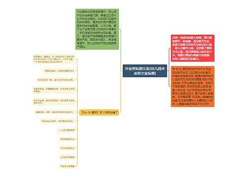 毕业照标题文案(幼儿园毕业照文案标题)