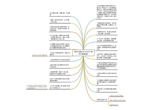 跨年文案句子长(2021跨年文案配图)