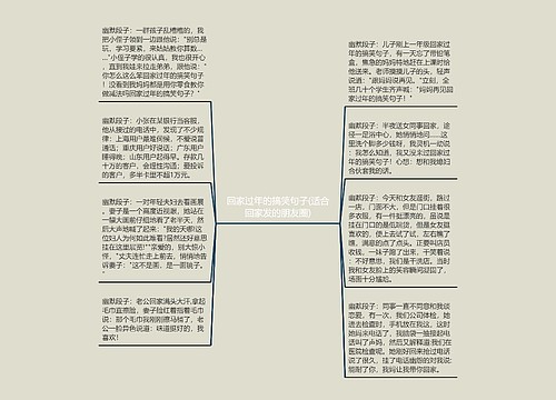 回家过年的搞笑句子(适合回家发的朋友圈)