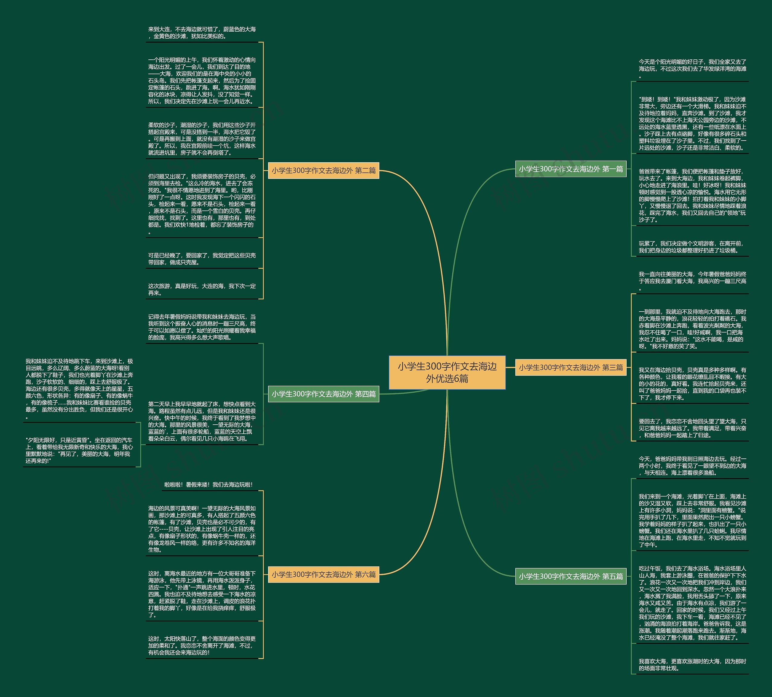 小学生300字作文去海边外优选6篇 小学生300字作文去海边外优选6篇