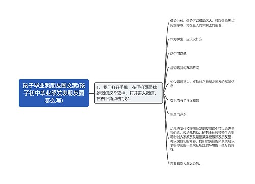 孩子毕业照朋友圈文案(孩子初中毕业照发表朋友圈怎么写)