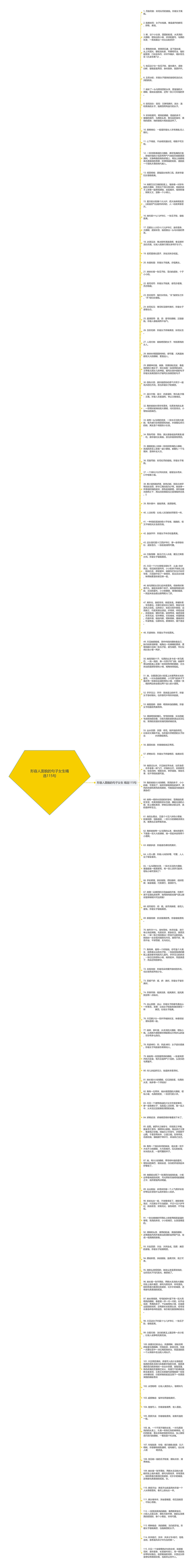 形容人面貌的句子女生精选115句思维导图高清图 形容人面貌的句子女生精选115句思维导图