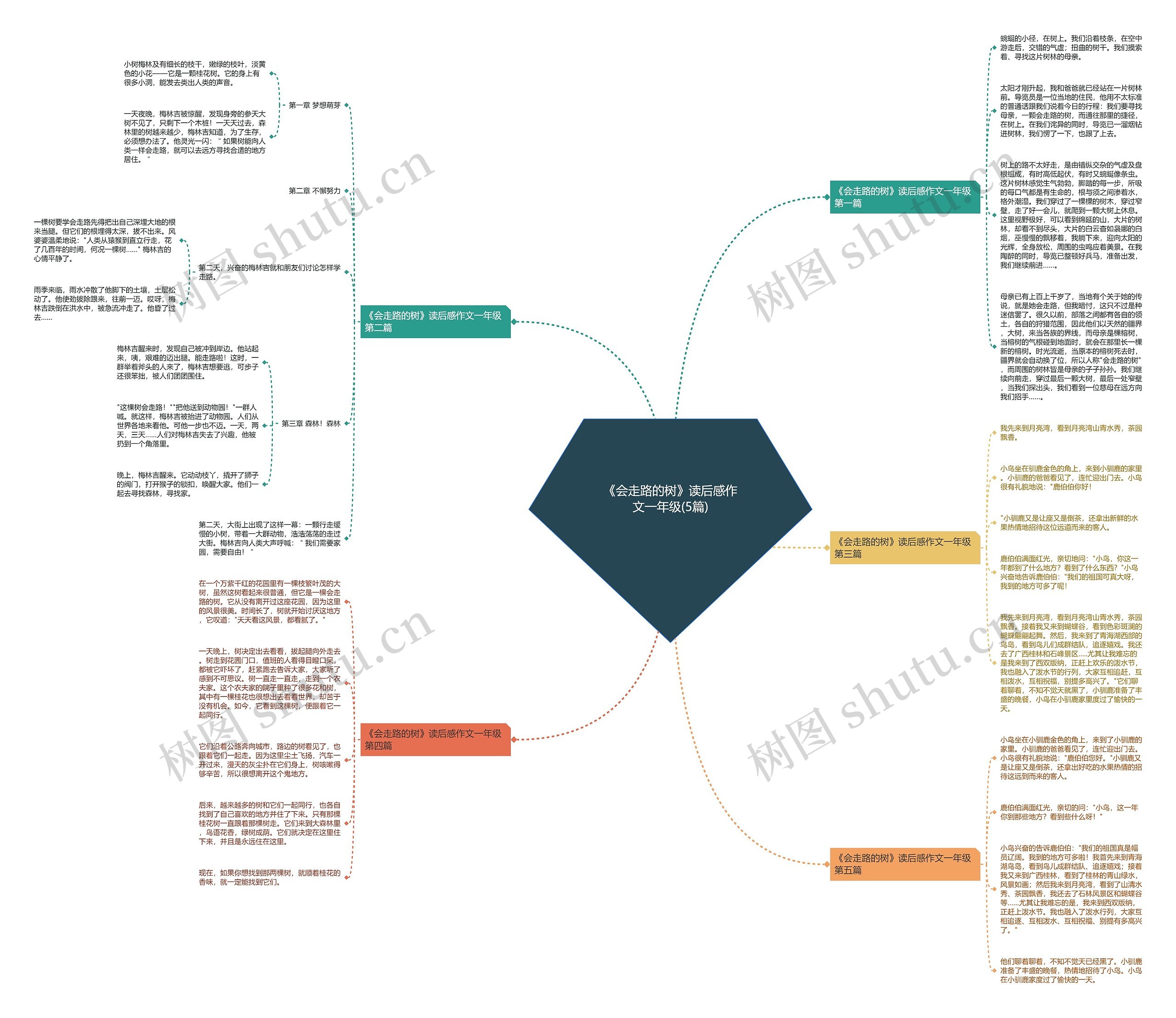 《会走路的树》读后感作文一年级(5篇) 《会走路的树》读后感作文一年级(5篇)