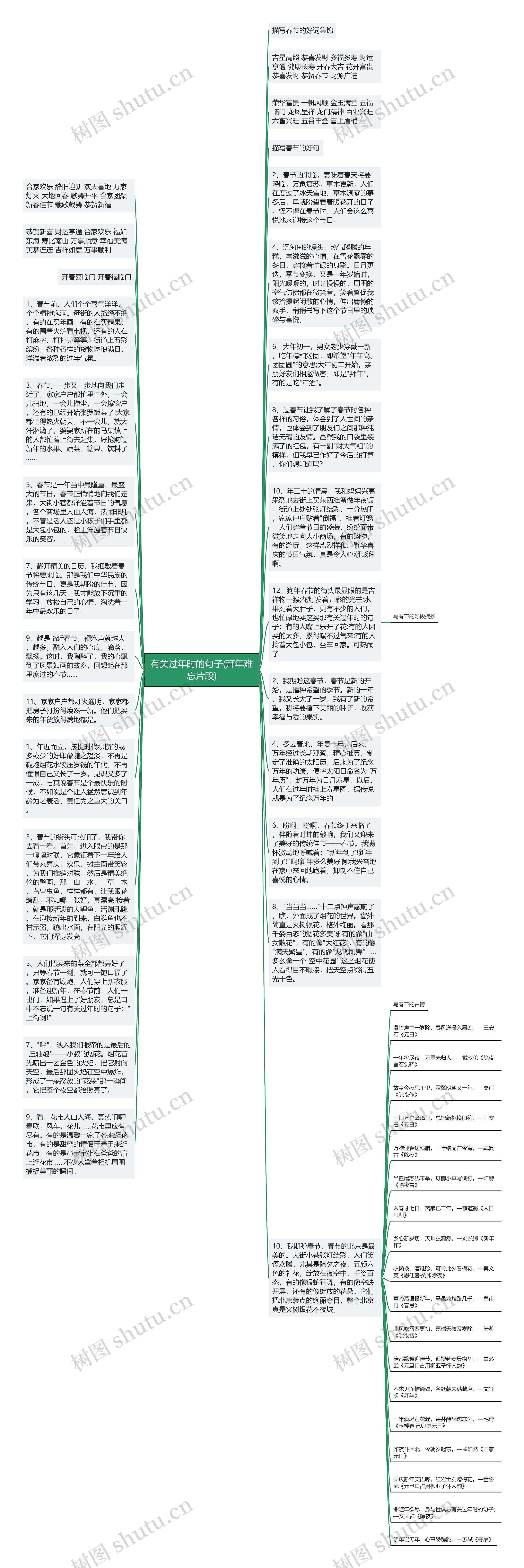 有关过年时的句子(拜年难忘片段)