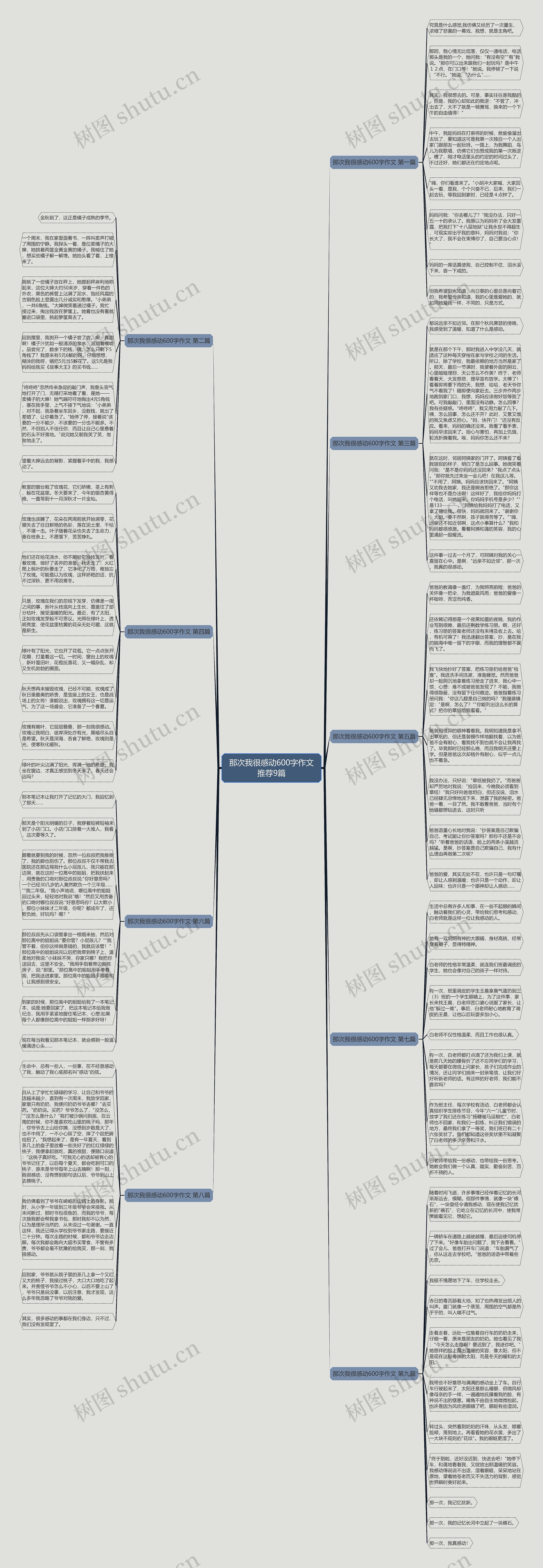 那次我很感动600字作文推荐9篇思维导图