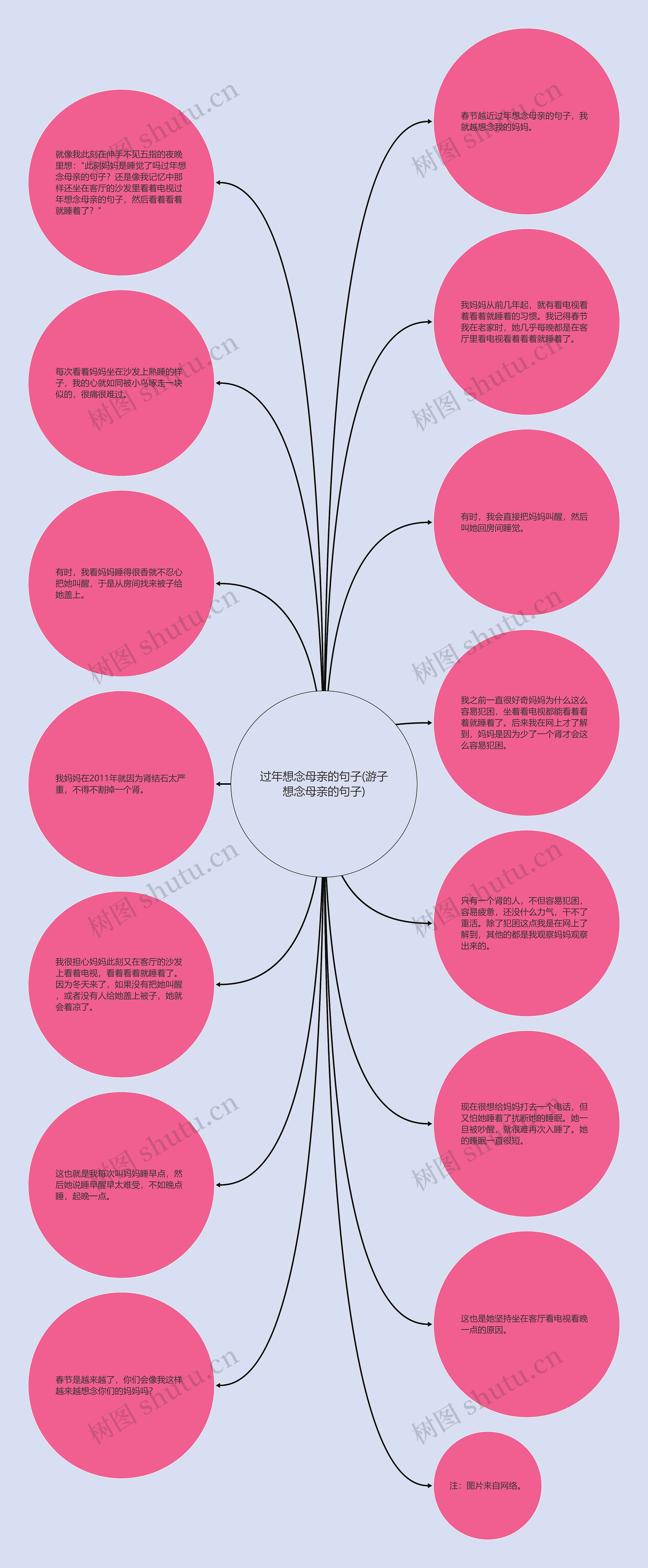 过年想念母亲的句子(游子想念母亲的句子)思维导图