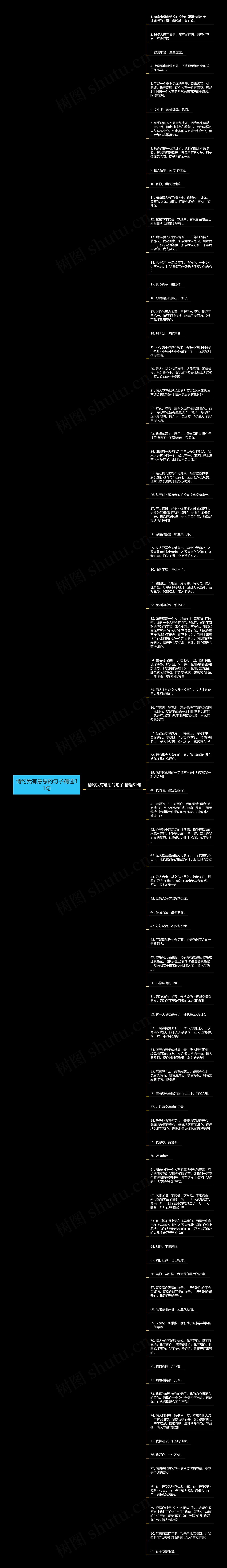 请约我有意思的句子精选81句