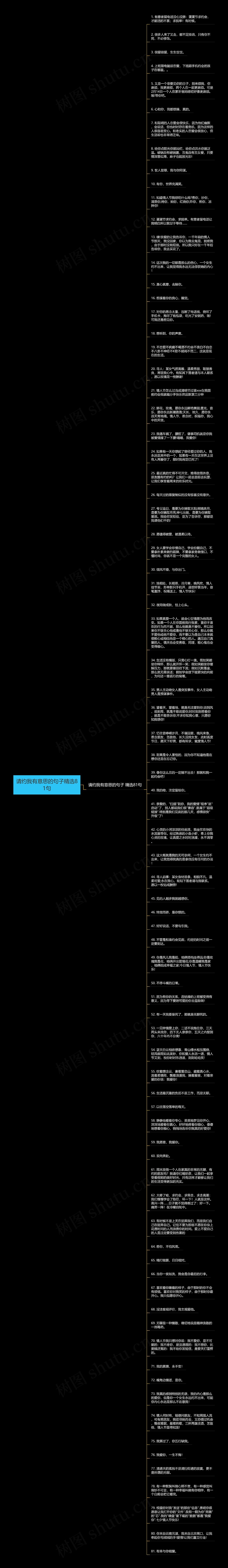 请约我有意思的句子精选81句思维导图