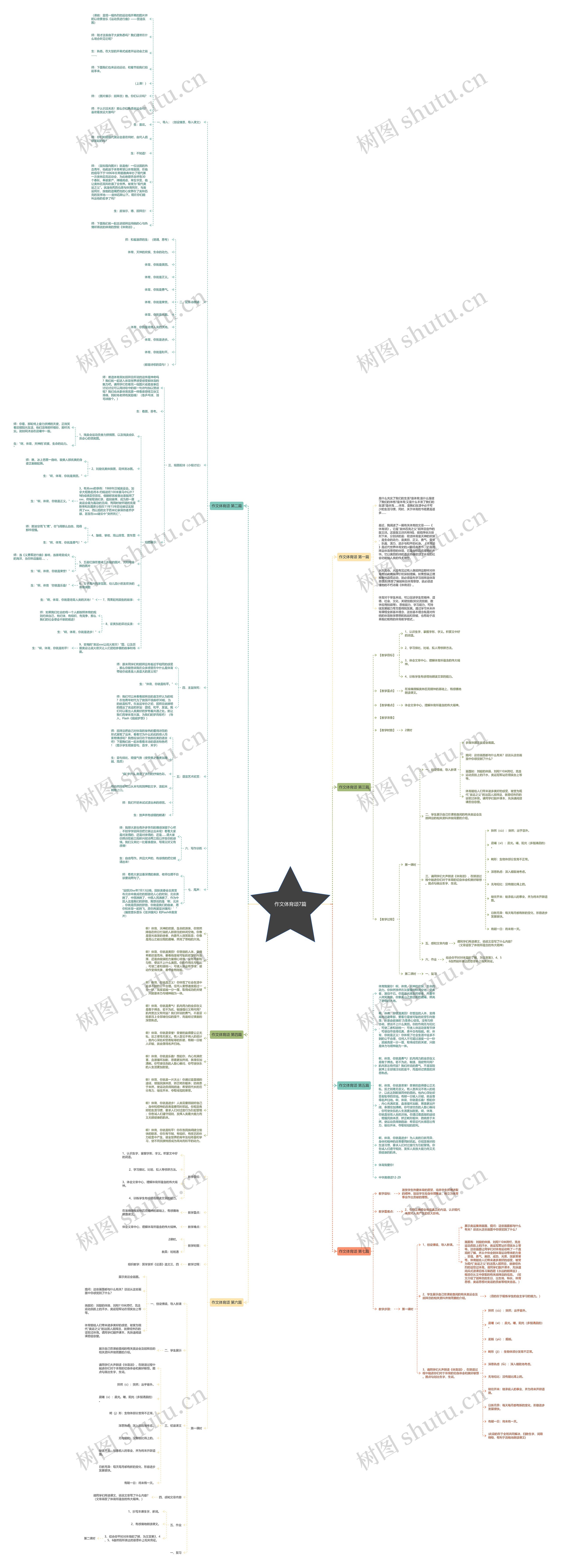 作文体育颂7篇思维导图