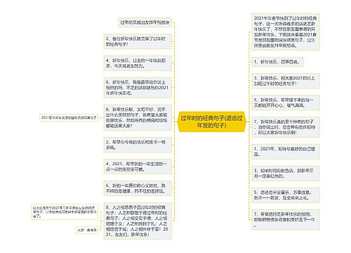 过年时的经典句子(适合过年发的句子)