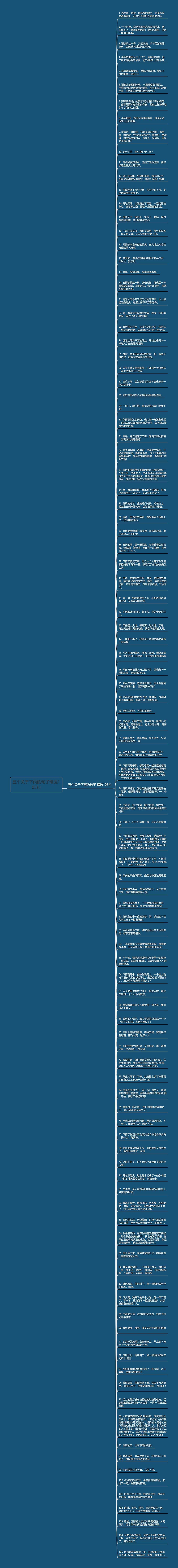 五个关于下雨的句子精选105句思维导图