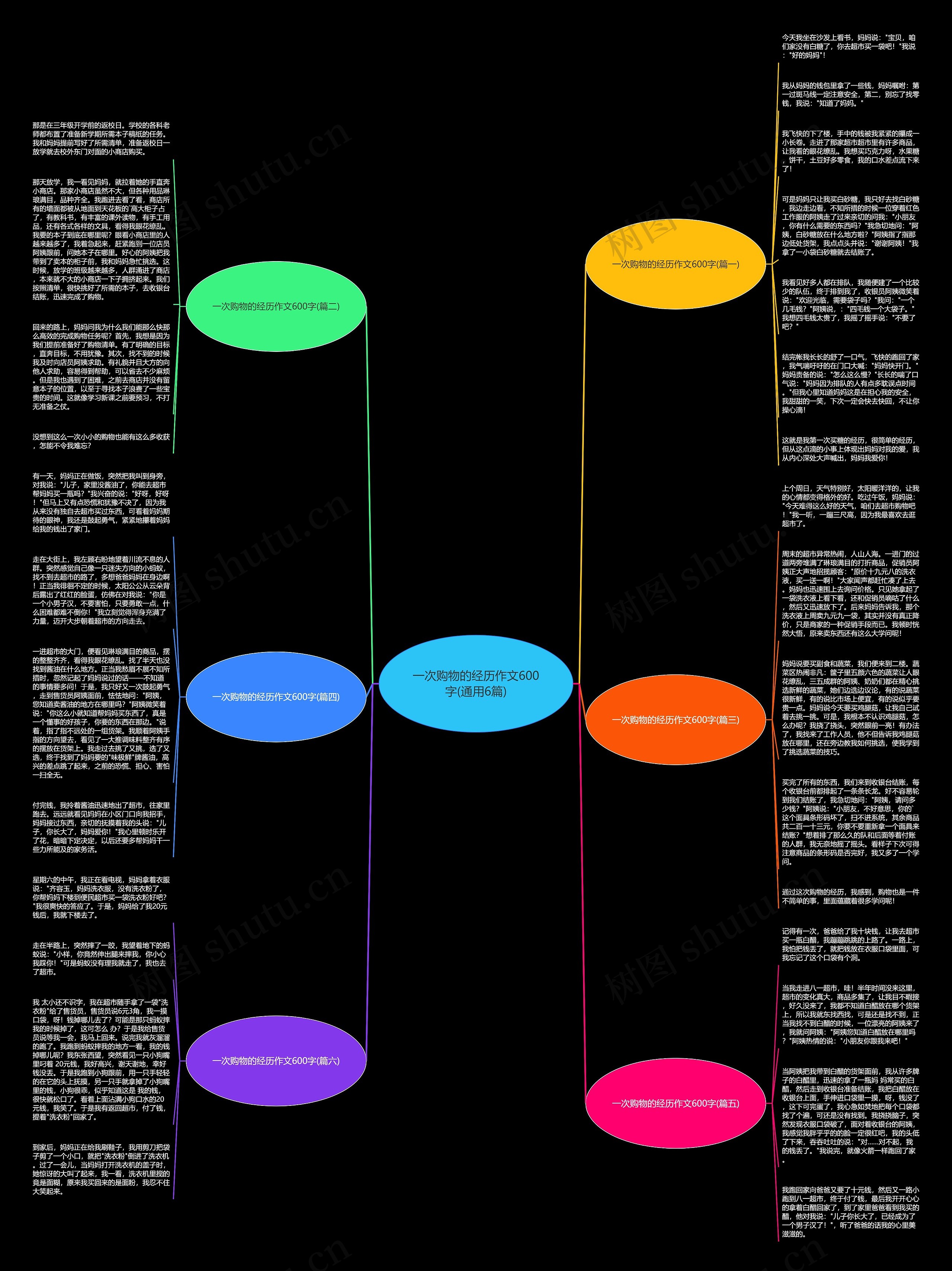 一次购物的经历作文600字(通用6篇)