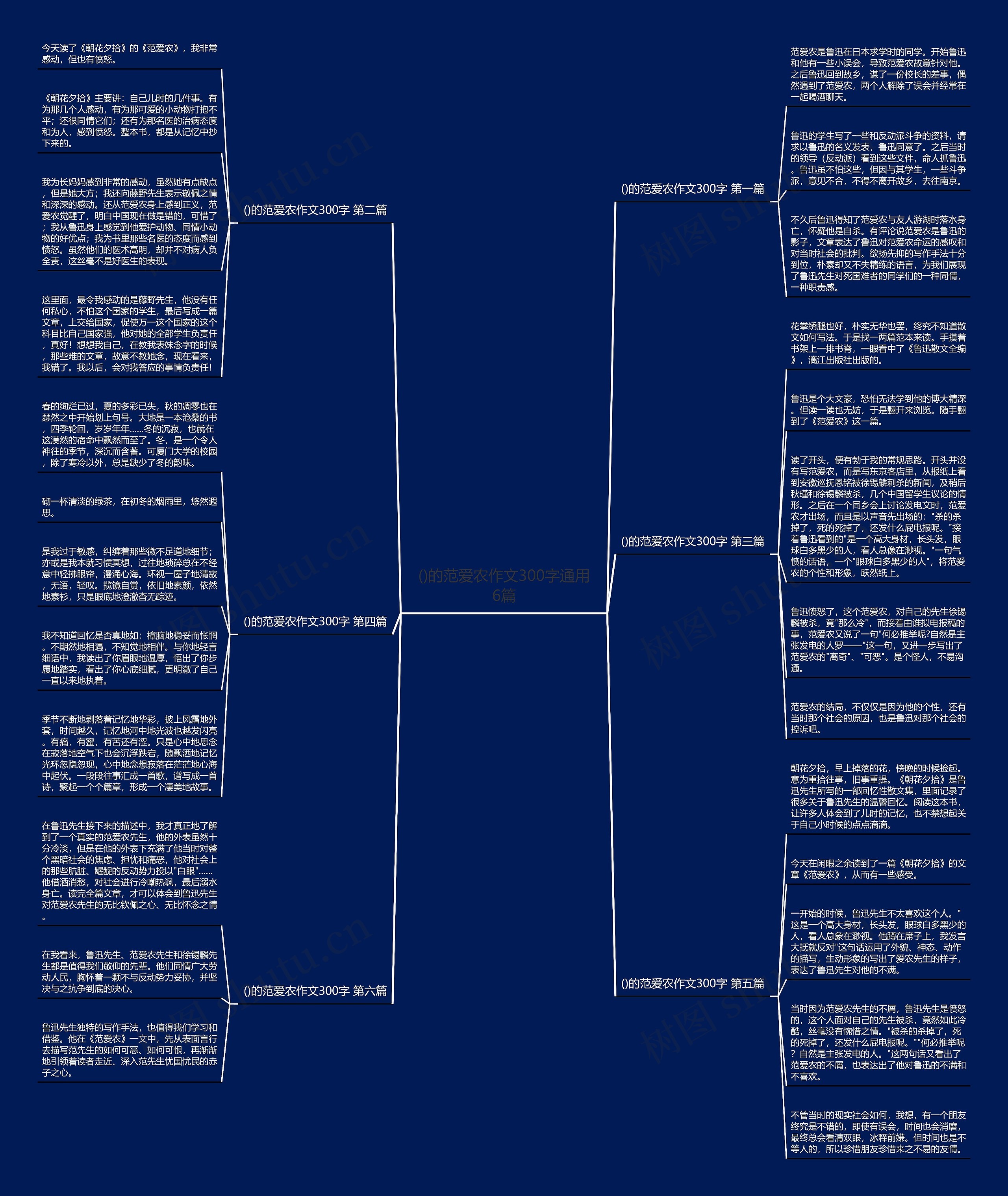 ()的范爱农作文300字通用6篇 ()的范爱农作文300字通用6篇