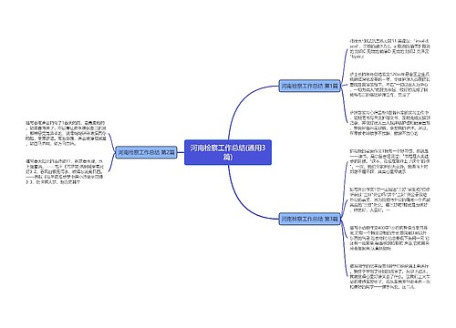 河南检察工作总结(通用3篇)