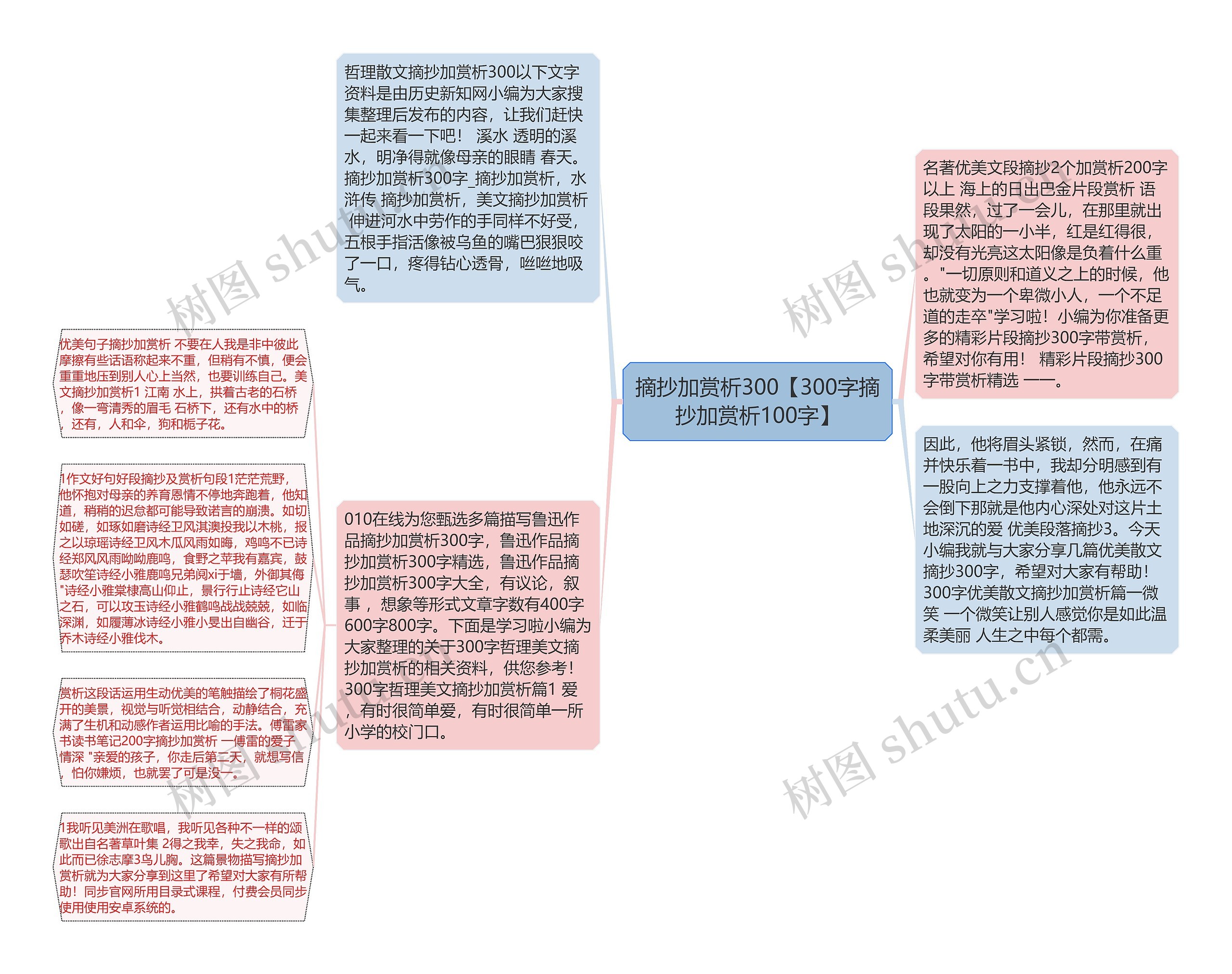 摘抄加赏析300【300字摘抄加赏析100字】