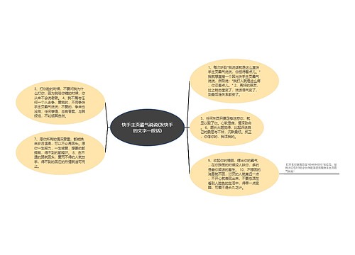 快手主页霸气说说(发快手的文字一段话)