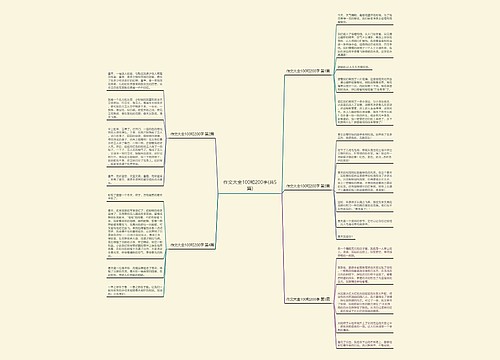 作文大全100和200字(共5篇)