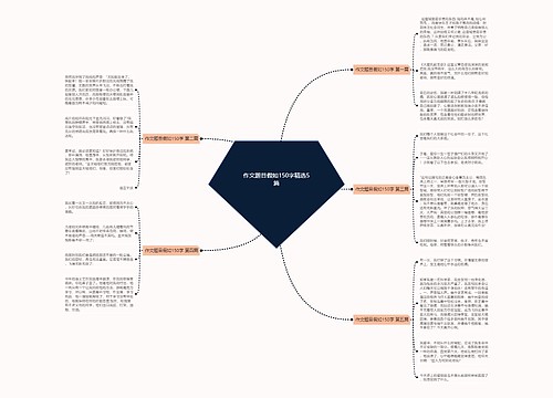 作文题目假如150字精选5篇