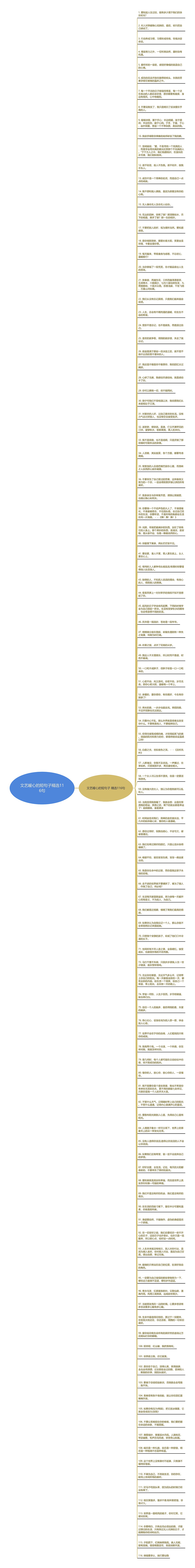 文艺暖心的短句子精选116句思维导图