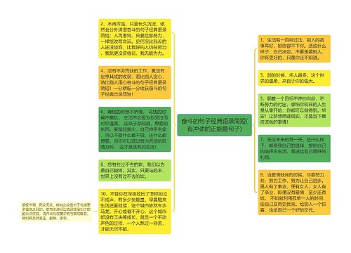 奋斗的句子经典语录简短(有冲劲的正能量句子)