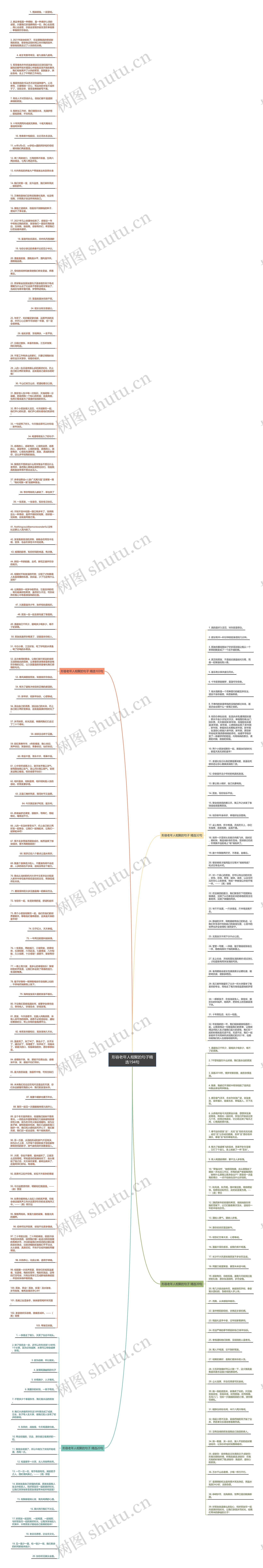 形容老年人相聚的句子精选194句思维导图