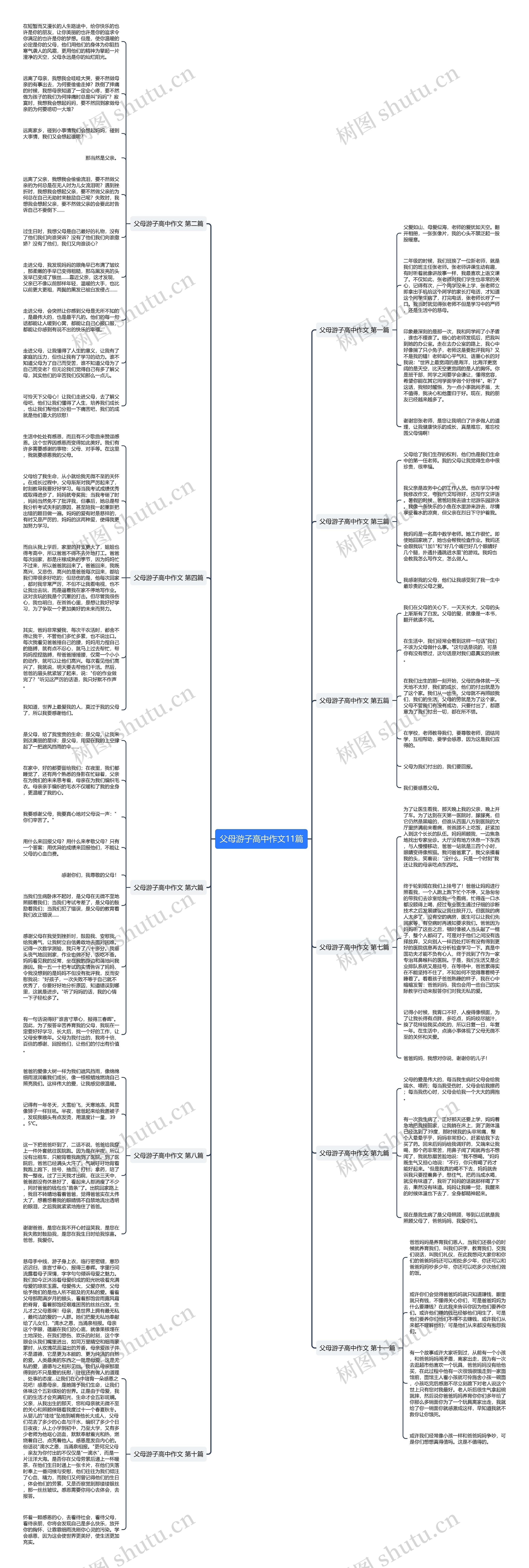 父母游子高中作文11篇